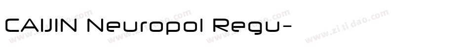 CAIJIN Neuropol Regu字体转换